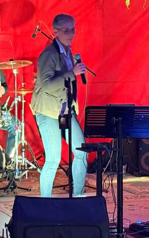 La chanteuse de K7 en concert